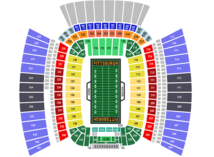 26+ Heinz Field Steelers Seating Chart